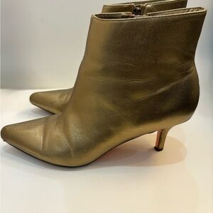 Joe Fresh Elegant Gold Ankle Boots